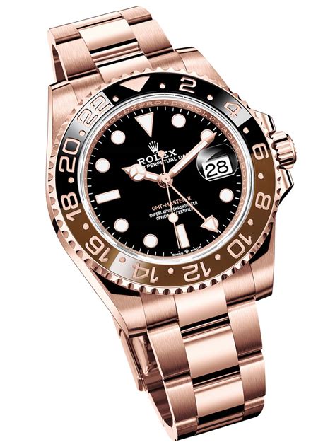 rolex gmt master ii everose rolesor root beer|Rolex root beer watches.